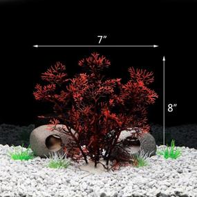 img 3 attached to JIH Aquarium Decorations Artificial CU89Set R