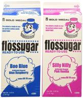 🍭 2-pack concession essentials cotton candy floss sugar (pink vanilla & blue raspberry) logo
