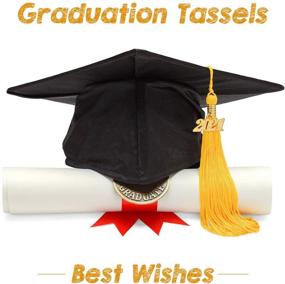 img 1 attached to WILLBOND Pieces Graduation Tassels Single