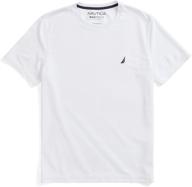 nautica navtech bright white large men's clothing in t-shirts & tanks logo