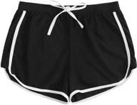 romwe women's drawstring boardshorts - swimsuit shorts for bathing suit bottoms logo