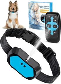 img 4 attached to Citronella Spray Bark Collar - Anti Dog Bark Training Collars with 3 Spray, Vibration, and Beep Modes | Non-Shock, Waterproof Stop Barking Device with Remote Control