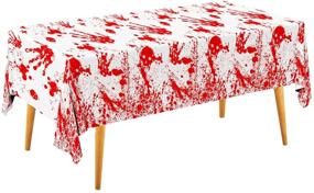 img 4 attached to Tablecloth Decoration Disposable Rectangular Waterproof