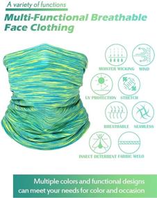 img 3 attached to 💁 Stylish Girls' Accessories: Reusable Washable Balaclava and Fashion Scarves with Excellent Protection Covering