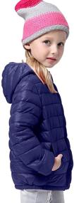 img 1 attached to BOFETA Children's Winter Hooded Lightweight Puffer Jackets Outwear - Warm & Packable