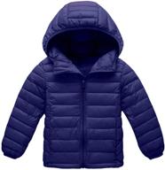 bofeta children's winter hooded lightweight puffer jackets outwear - warm & packable logo