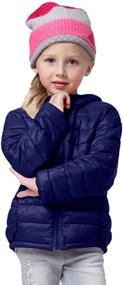 img 2 attached to BOFETA Children's Winter Hooded Lightweight Puffer Jackets Outwear - Warm & Packable