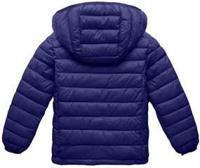 img 3 attached to BOFETA Children's Winter Hooded Lightweight Puffer Jackets Outwear - Warm & Packable