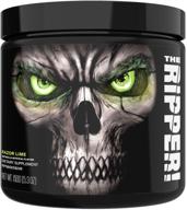 🔥 jnx sports the ripper! fat burner with super thermogenesis, appetite control, & extreme energy - razor lime 30 srv for men & women: a powerful dietary supplement logo