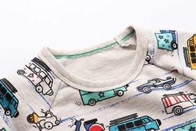 img 2 attached to Toddler Cotton Sleeve Sweatshirts Cartoon Boys' Clothing and Fashion Hoodies & Sweatshirts