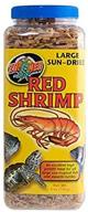 large sun dried red shrimp zoomed logo