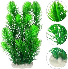 img 3 attached to 🐠 MyLifeUNIT Artificial Aquarium Plants: Enhance Your Fish Tank Decor (Pack of 3)
