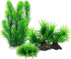 img 4 attached to 🐠 MyLifeUNIT Artificial Aquarium Plants: Enhance Your Fish Tank Decor (Pack of 3)