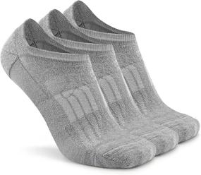 img 4 attached to 🏃 Stay Active and Comfortable with Busy Socks' No Show Merino Wool Athletic Running Socks for Men and Women - Soft, Thin, and Non-Slip Grips Included!