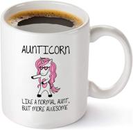 aunticorn funny coffee mug birthday logo