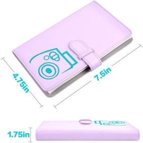 img 2 attached to Katia 96 Pocket Wallet Photo Album: Accessories for Fujifilm Instax Mini Cameras (Purple)