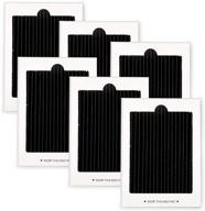 🧊 premium refrigerator air filter replacement 6 pack - eliminate odors with carbon activated filter for frigidaire & electrolux pure air ultra - compatible with eafcbf, paultra, raf1150 and more - 242061001, 242047801, 242047804 логотип