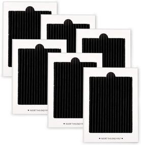 img 4 attached to 🧊 Premium Refrigerator Air Filter Replacement 6 Pack - Eliminate Odors with Carbon Activated Filter for Frigidaire & Electrolux Pure Air Ultra - Compatible with EAFCBF, PAULTRA, RAF1150 and more - 242061001, 242047801, 242047804