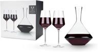 повысьте свой опыт вина с viski decanter – премиум декантером из бордосского стекла без содержания свинца логотип