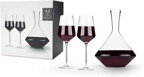 img 4 attached to Повысьте свой опыт вина с Viski Decanter – премиум декантером из бордосского стекла без содержания свинца