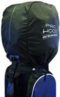 🏌️ golfers club 'pac hood' golf bag hood - unisex adult, black logo