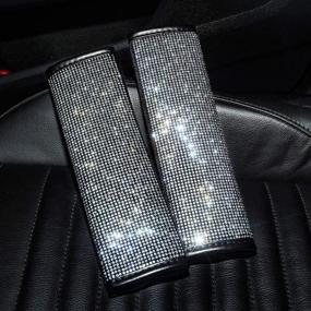 img 4 attached to Seatbelt Diamond Shoulder Decoration Accessories