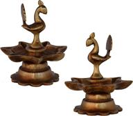традиционные индийские латунные украшения diyas логотип