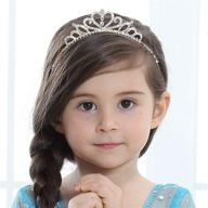 👸 sparkling style1: girls' princess crystal tiara crown for an exquisite birthday party logo