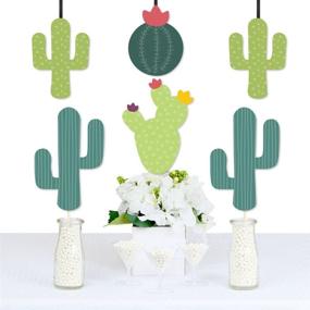 img 3 attached to 🌵 Party Essentials - DIY Cactus Decorations for Prickly Cactus Fiesta - Set of 20 by Big Dot of Happiness