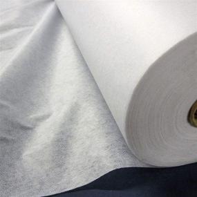 img 1 attached to 🧵 Enhance Your Homemade Masks with White Light Medium Weight Fusible Sew Iron On Interfacing Fabric (1 Yard)