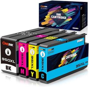 img 4 attached to 🖨️ OneINK Compatible HP 950XL 951XL Ink Cartridge Combo Pack for OfficeJet Pro Printers"