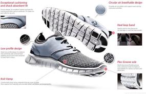 img 2 attached to TSLA Lightweight Breathable Sneakers Performance Men's Shoes in Athletic