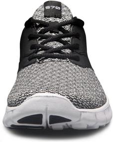 img 3 attached to TSLA Lightweight Breathable Sneakers Performance Men's Shoes in Athletic