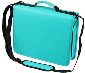 img 4 attached to 🖍️ 210-Slot PU Leather Pencil Case - Large Capacity Pen Bag for Prismacolor, Watercolor Pencils, Colored Pencils, Gel Pens - Green2