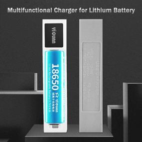 img 3 attached to Высококачественное зарядное устройство для одного аккумулятора USB для литиевых батарей 18650 26650 10440 14500 18500 16340 32650.