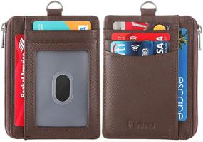 img 1 attached to Bifold Wallets Genuine Leather Keychain Men's Accessories for Wallets, Card Cases & Money Organizers
