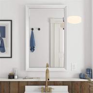 🪞 dorel living tribecca 24 inch white bathroom mirror: elegant, sleek, and functional logo