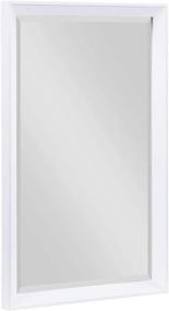 img 1 attached to 🪞 Dorel Living Tribecca 24 Inch White Bathroom Mirror: Elegant, Sleek, and Functional