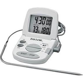 img 1 attached to 🌡️ Enhanced Taylor 1470N Classic Series Programmable Meat Thermometer with Timer, Alarm, and Advanced Features