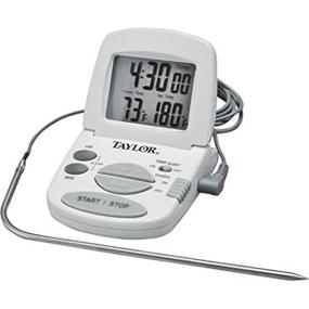 img 2 attached to 🌡️ Enhanced Taylor 1470N Classic Series Programmable Meat Thermometer with Timer, Alarm, and Advanced Features