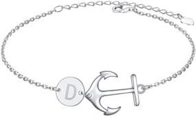 img 4 attached to Sterling Adjustable Nautical Bracelet Anchor_D