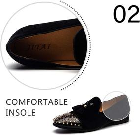 img 2 attached to Penny Leather Loafer: Premium Men's Slip-On Shoes by JITAI