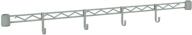 intermetro la136w 36 inch hanger rails logo