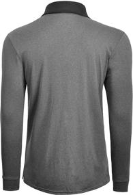 img 3 attached to 👕 Ultimate Performance: TAPULCO Contrast Wicking Lightweight Athletic Men's Shirts