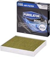 🌬️ freshen up your ride! purolatorboss premium cabin air filter with febreze freshness for chevrolet, buick, cadillac logo