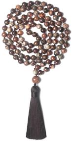 img 4 attached to 📿 Authentic Tibetan Necklace: Enhance Meditation with Boys' Natural Jewelry