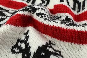 img 1 attached to 🎄 Classic Red Dog Reindeer Holiday Pet Clothes Sweater: Perfect for Dogs, Puppies, Kittens, and Cats