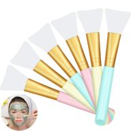 🧖 silicone facial mask brush set - 12-piece soft silicone applicators for sleeping mask, mud mask, body lotion, and beauty treatment tools logo