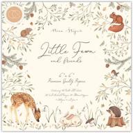 🦌 craft consortium ltd craft con paprpad 6-inch lil fawn &amp; little fawn with friends logo