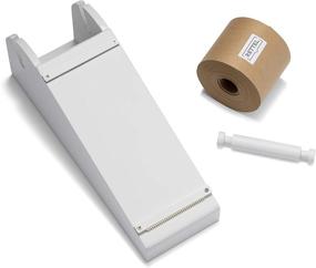 img 3 attached to RETTEL - Rettel Desktop Roller - Kraft Paper Desk Roller - Includes 1 Kraft Paper Roll (White)